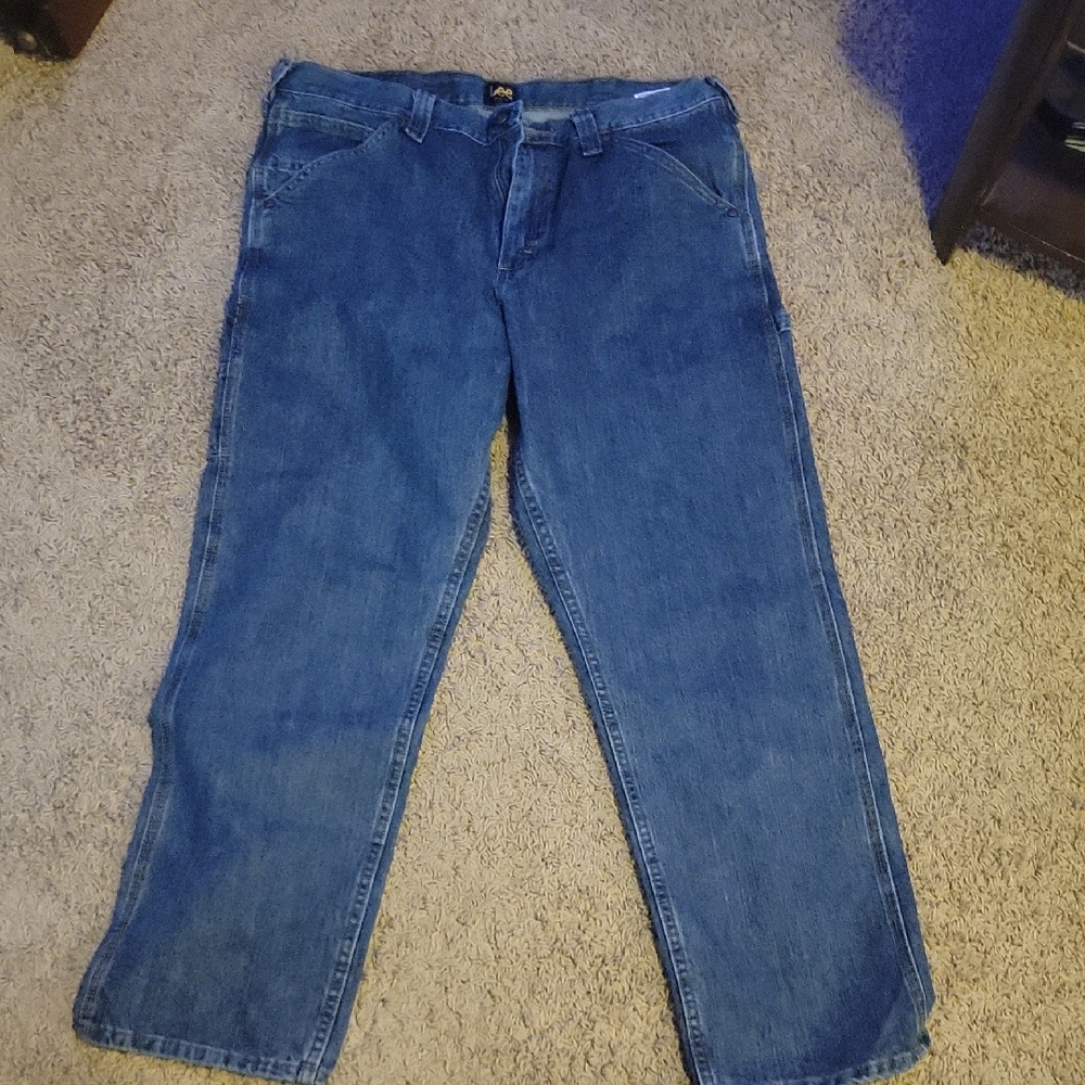 Mens Lee Loose Fit Carpenter Jeans 36x32